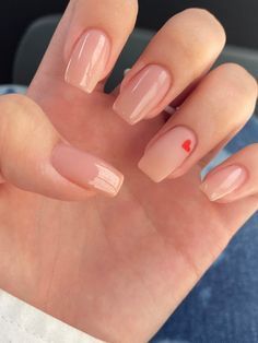 Simple Nails For School Natural, Pretty Plain Acrylic Nails, Nail Ideas For Highschool, Acrylic Nails For Small Nail Beds, Short Nails School, Nails Appropriate For School, Basic School Nails, Short Basic Nail Ideas, Basic Nails For School