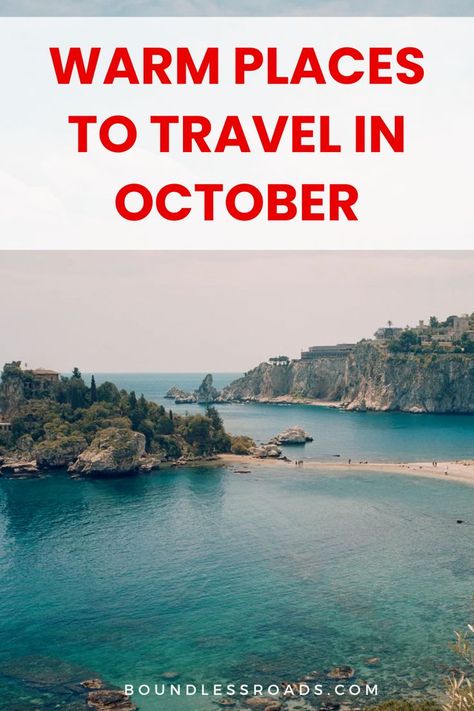 Looking for warm destinations to visit in October? Discover 15 amazing places where you can extend your summer vibes and enjoy sunny adventures. Best Places To Travel, Amazing Places, Cool Places To Visit, Summer Vibes, Places To Travel, The Good Place, Travel Tips, The Globe, Places To Visit