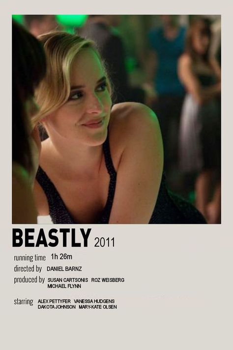 Beastly Movie, Dakota Johnson Movies, Romcom Movies, Movie Hacks, Movies To Watch Teenagers, Classic Films Posters, Night Film, Iconic Movie Posters, Movie To Watch List