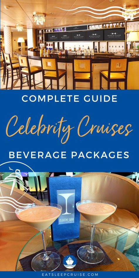 Complete Guide to Celebrity Cruises Beverage Packages (2021) - Our Complete Guide to Celebrity Cruises Beverage Packages (2021) covers all the plans and pricing to help you decide if they are worth it. Cruise Tips Celebrity, Celebrity Cruise Line, Cruise Checklist, Cruise Secrets, Cruise Food, Christmas Cruises, Cruise Essentials, Celebrity Cruise, Packing List For Cruise