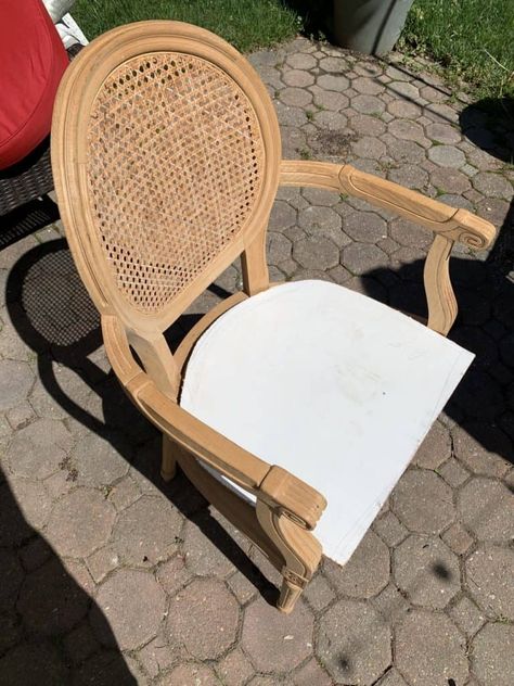 Cane Back Chair Makeover, Cane Chairs, Cane Back Chairs, Rocking Chair Cushions, Cane Chair, Outdoor Seat Cushions, Chair Makeover, Outdoor Seat, Christmas Tree Shop