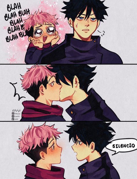 – yuji and megumi from #jujutsukaisen ! by KishuuToo on twitter Jujutsu Kaisen Yuji X Megumi, Yuji X Megumi Fanart Ship, Jujutsu Kaisen Itadori X Megumi, Megumi X Yuji Spicy, Megumi X Yuji, Yuji And Megumi, Yuji X Megumi Pregnant, Yuji Megumi, Jjk Megumi