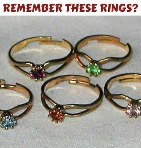 Wear Rings, 90s Memories, Childhood Memories 70s, Birthstone Rings, Childhood Days, 90s Childhood, Vintage Memory, Childhood Toys, Sweet Memories