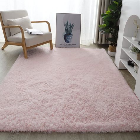 Shaggy Carpet, Carpet For Living Room, Living Room Bedroom, Room Bedroom, Light Pink, Area Rug, Carpet, Rug, Living Room