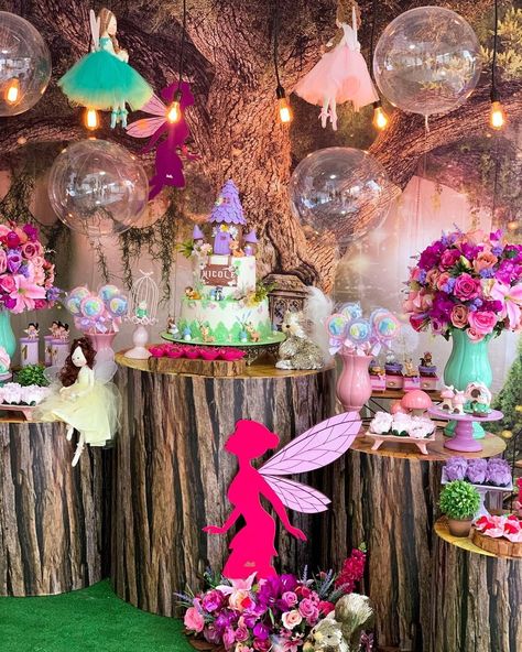 Tinker Bell Theme Birthday Party, Tinkerbell Themed Birthday Party, Fairy Theme 1st Birthday Party, Tinker Bell Baby Shower Ideas, Fairy Bday Party Ideas, Tinker Bell Birthday Party Decorations, Fairy Theme Baby Shower Ideas, Tinkerbell Baby Shower Ideas, Fairy Garden Baby Shower Ideas