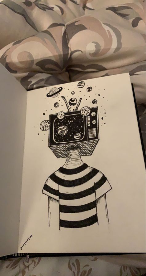 Thoughts, Imagination, Lost Lost In Thoughts Drawing, Draw Show, Lost In Life, Inktober 2024, Life Sketch, Lost In Thought, Book Art Diy, Losing Someone, Lost Art