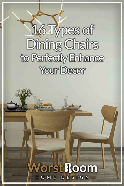 Types of Dining Chairs Dinning Chair Measurements, Types Of Wooden Dining Chairs, Chair Height, Beautiful Dining Rooms, Well Decor, Feeling Special, Interior Design Inspiration, Dining Room, Dining Chairs