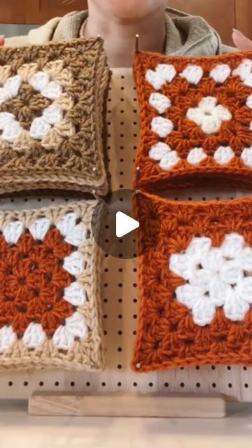 shelby | homeschool resources + activities | on Instagram: "I love crocheting granny squares and they’re way easier than I thought they’d be! 

Things I’ve learned from the crochet community on the clock app since making this video: spraying the squares should work fine instead of dunking them in water (I saw/read to soak red heart yarn so that’s why I soaked them) I can’t use a spray bottle multiple times in a row because it flares up my tendinitis so I honestly would rather get them wet like this. A lot of people don’t think you need to block but after blocking over 60 of these - wet blocking is far better than dry blocking, and I could not do this project easily without blocking them. This is a scrapyard project so some of the colors are slightly smaller yarn, so I’m also using the bloc Blocking Granny Squares, Diy Granny Square Blocking Station, How To Block Granny Squares, How To Block Crochet Work, Yarn Project, Scrap Yarn, Crochet Blocks, Crochet Quilt, Red Heart Yarn