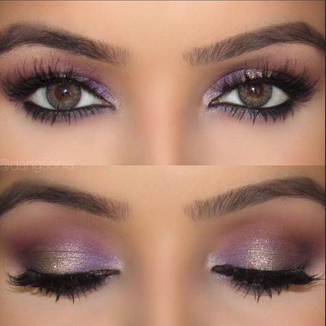 “Details on today's look... Used my @luxiebeauty Brushes for this look.. Use code DANGSONIA for $$ off LID: @dior Electric Lights Eyeshadow Palette -…” Bridesmaid Makeup For Purple Dress, Silver Purple Eyeshadow, Silver Purple Eye Makeup, Prom Makeup Purple And Silver, Lilac Dress Makeup Ideas, Purple Wedding Makeup The Bride, Purple And Silver Eyeshadow, Purple And Silver Makeup, Nails Purple And Silver