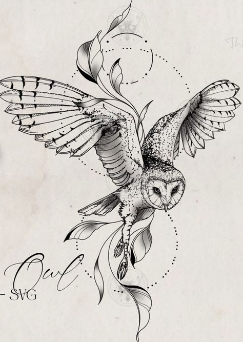 Moon Owl Tattoo, Owl Moon Tattoo, Owl Moon Tattoo Design, Owl And Dream Catcher Tattoo Design, Owl Moon Tattoo For Women, Witchy Owl Tattoo, Baby Owl Tattoos, Owls Drawing, Owl Tattoo