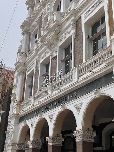 Army Navy Building, Kala Ghoda, Mumbai📍 Mumbai Aesthetic, Mumbai Trip, Mumbai Travel, Mumbai Fashion, Fashion Travel Outfit, Mumbai City, Instagram Profile Picture Ideas, Meaningful Drawings, Instagram Ideas Photography