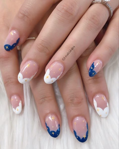 Cardcaptor Sakura Nails, Spring Summer Nails 2023, Genshin Impact Nails Design, Miku Nails, Animal Crossing Nails, Nail Designs For School, Genshin Impact Nails, Kawaii Nail Designs, Howls Moving Castle Nails