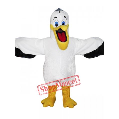 Pelican Mascot Costume Adult Costume Mascot Costumes, Adult Costumes, Disney Characters, Disney, Fictional Characters