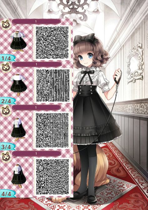 dress 1 by stephainestarfire Dress Qr Code, Acnl Qr Codes, Motif Acnl, Code Clothes, Animal Crossing 3ds, Animal Crossing New Leaf, Ac New Leaf, White Ruffle Top, Happy Home Designer