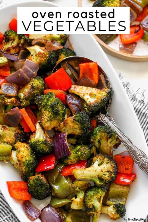 Easy Veg Recipes, Parmesan Roasted Green Beans, Vegetable Recipes Dinner, Vegetable Bake Recipes, Roasted Vegetables Recipe, Roasted Veggies In Oven, Roasted Vegetables Oven, Oven Roasted Turkey, Roasted Vegetable Recipes