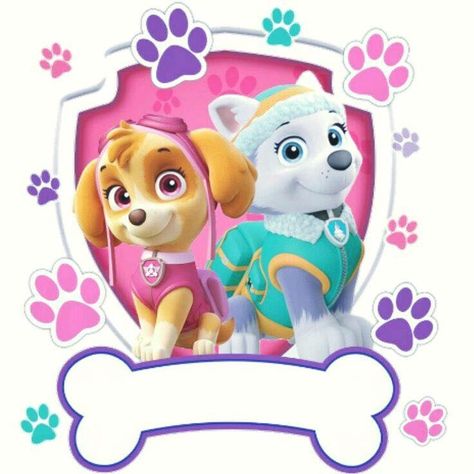 Skye Paw Patrol Party, Paw Patrol Skye Birthday, Paw Patrol Everest, Sky Paw Patrol, Imprimibles Paw Patrol, Paw Patrol Birthday Shirt, Everest Paw Patrol, Paw Patrol Girl, Skye Paw