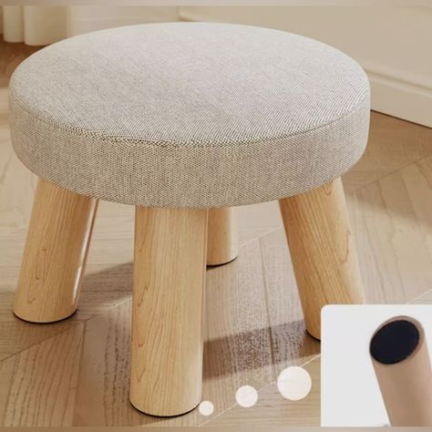 Small stool simple atmosphere sofa stool small chair cartoon small bench fabric. Chair Cartoon, Sofa Stool, Short Stools, Fabric Bench, Home Rental, Small Bench, Small Stool, Rental House, Small Chair