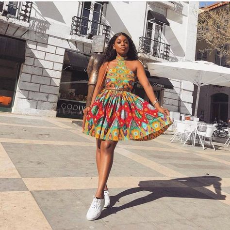 100 Ankara Short Gown Styles Designs 2019 (Updated Weekly) | Thrive Naija Ankara Short Gown Styles With Sneakers, Latest Ankara Short Gown, Short Gown Styles, Short Ankara Dresses, Ankara Short, Ankara Clothing, Ankara Short Gown Styles, Ankara Gowns, African Fashion Designers