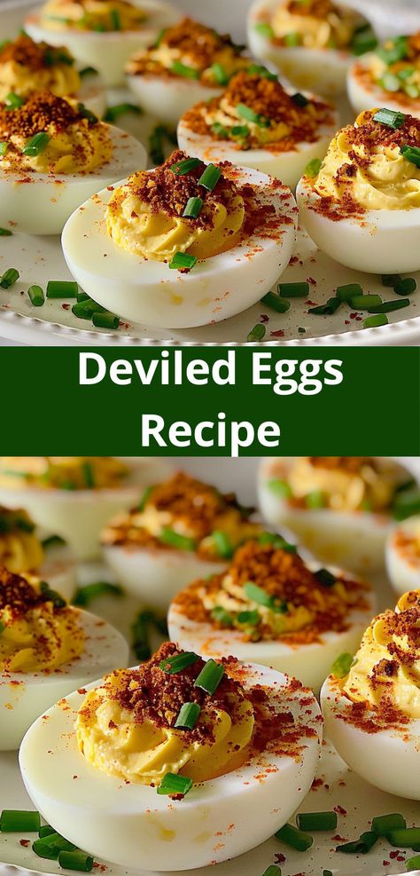 Looking for appetizers recipes? Our deviled eggs recipe is a classic choice! Easy to make, these deviled eggs are perfect for any gathering, offering a delicious twist on traditional appetizers. Devil Egg Recipe, Deviled Eggs Recipes, Perfect Deviled Eggs, Classic Deviled Eggs, Deviled Eggs Recipe Easy, Devilled Eggs Recipe Best, Eggs Recipes, Deviled Eggs Easy, Hard Cooked Eggs