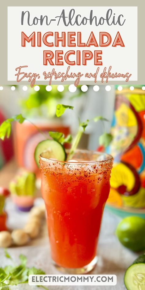 Non-Alcoholic Michelada Recipe Fresca Mocktail, Virgin Michelada Recipe, Non Alcoholic Michelada, Virgin Michelada, Mexican Mocktail Recipe, Michelada Recipe Mexican, Mexican Drinks Non Alcoholic, Michelada Recipe, Fresh Corn Recipes