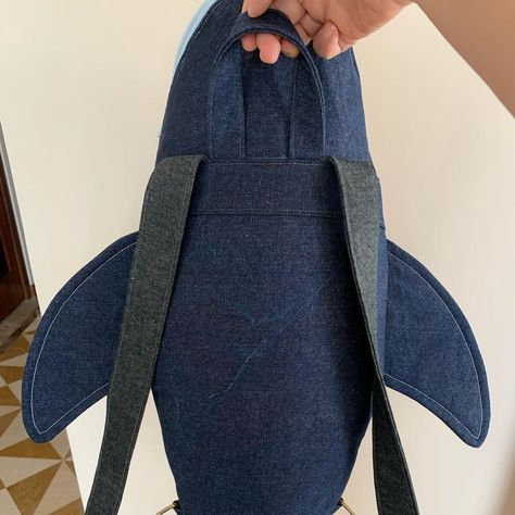 Leonie Thian | A nice catch. After much consideration,managed to do the straps by referencing a bag pack pattern I had. Big whale shark pattern… | Instagram Whale Shark Pattern, Sewing Costumes, Shark Bag, Big Whale, Shark Pattern, Bag Pack, Whale Shark, Sewing Patterns Free, Bagpack