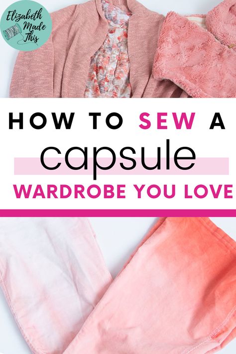 Easy Plus Size Skirts To Sew, Diy Capsule Wardrobe, Sew Your Own Capsule Wardrobe, Capsule Wardrobe Sewing Patterns, Sew A Capsule Wardrobe, Sew Capsule Wardrobe, Sewing A Capsule Wardrobe, Sew Your Own Wardrobe, Basic Sewing Patterns