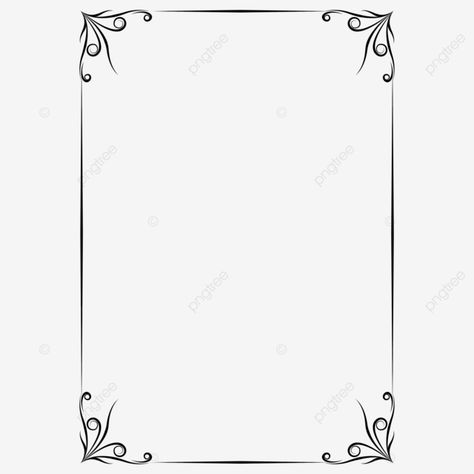 A4size Border Design, A4 Size Paper Border Design Simple, A4 Size Paper Border Design For Project Aesthetic, White A4 Paper, Kertas A4, Art Border, Aa School, Paper Border, Simple Border