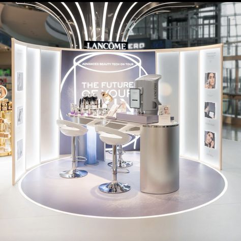 Skincare Booth Design, Skincare Booth Display, Cosmetic Booth Design, Cosmetics Booth Design, Cosmetic Pop Up Store Design, Cosmetic Booth Design Exhibition, Skin Care Exhibition Booth Design, Beauty Exhibition, Cosmetics Laboratory