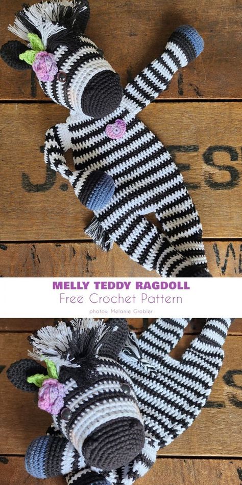 Melly Teddy Ragdoll Patterns, Crochet Ragdoll Animals Free Pattern, Rag Doll Amigurumi, Free Ragdoll Crochet Pattern, Crochet Rag Doll Animals, Ragdoll Amigurumi Free Pattern, Crochet Rag Doll Lovey Free Pattern, Bunny Ragdoll Crochet Pattern Free, Crochet Ragdoll Lovey Free Pattern