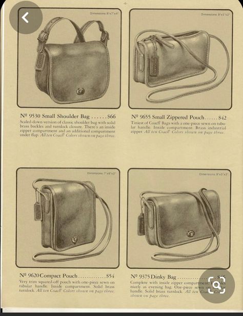 Click this image to show the full-size version. Coach Catalog, Coach Vintage Handbags, Vintage Designer Handbags, Coach Fashion, Bonnie Cashin, Vintage Coach Bags, Handbag Heaven, Vintage Purses, Vintage Bag