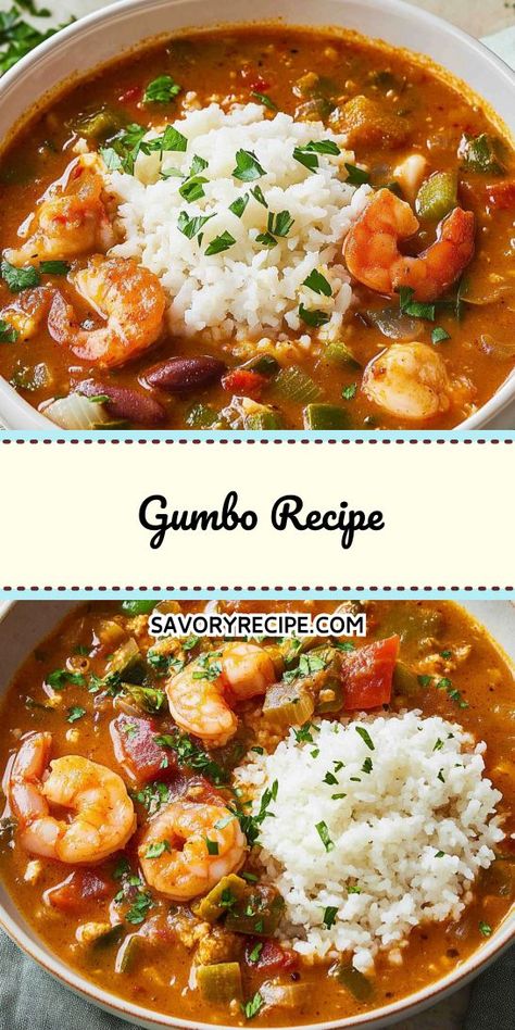 Looking for a hearty and flavorful seafood dinner idea that warms the soul? This gumbo recipe combines fresh seafood with rich spices for an unforgettable meal. Save this recipe for a cozy night in or your next dinner party, and impress your guests with a taste of Louisiana! Gumbo Recipe Authentic Seafood, Easy Gumbo Recipe Authentic, Easy Seafood Gumbo Recipe Louisiana, Seafood Gumbo Recipe Easy Simple, Fish Gumbo Recipe, Gumbo Crockpot Slow Cooker, Simple Gumbo Recipe, Shrimp Gumbo Recipe Louisiana, Beef Gumbo Recipe