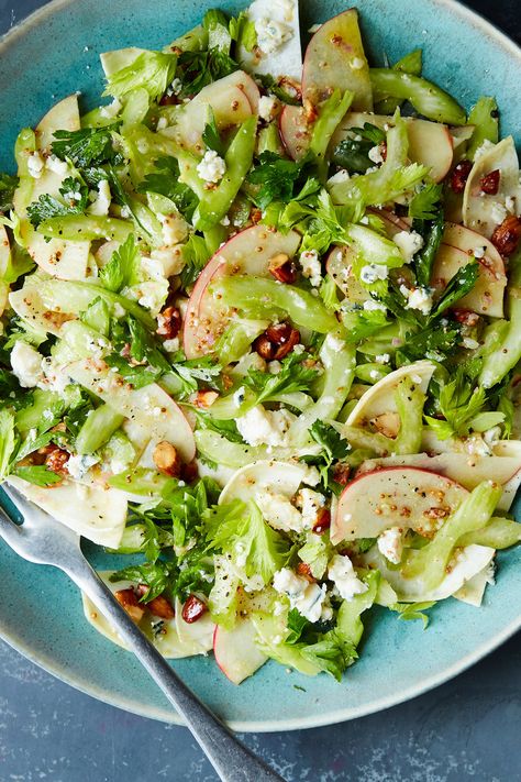 Blue Cheese Recipes, Salad With Apples, Celery Recipes, Celery Salad, Celery Root, Nyt Cooking, Proper Nutrition, How To Make Salad, Healthy Nutrition