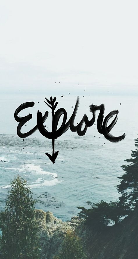 Explore. Wanderlust Tattoo, Wallpaper Travel, Wallpaper Tumblr, Adventure Quotes, Travel Tattoo, Adventure Awaits, Travel Quotes, Wallpaper Quotes, The Great Outdoors