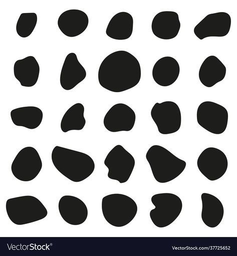 Irregular Shapes Design, Pebble Drawing, Organic Shapes Design, Gothic Fashion Men, Random Shapes, Shapes Vector, Shapes Abstract, 2d Shapes, Irregular Shapes