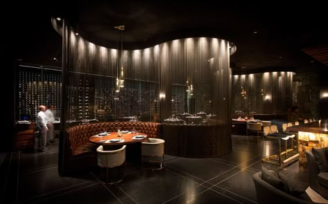 Luxury Restaurant Interior, Bar Lounge Design, Rooftop Restaurant Design, Modern Restaurant Design, Bar Interior Design, Luxury Restaurant, Restaurant Lighting, Modern Restaurant, Bar Interior