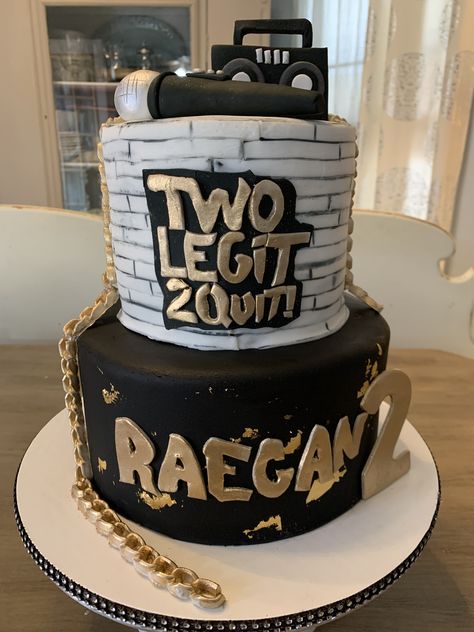 2 Legit To Quit Birthday Cake, Hip Hop Themed Birthday Party, 2 Legit 2 Quit Birthday Cake, 2 Legit 2 Quit Birthday Party Girl, Two Legit To Quit Birthday Cake, Hip Hop Cake Ideas, 2 Legit 2 Quit Birthday Party Boy, Ace Birthday, Hip Hop Birthday Party