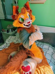 Fursuit Tutorial, Fursuit Head, Stuffed Animal, Animal Art, Art Reference, I Want, Pokemon, Character Design, Orange