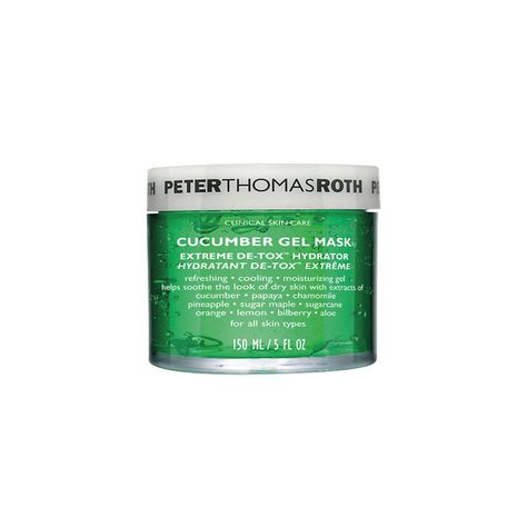 Refreshing, nourishing, and deliciously hydrating, this cucumber gel mask helps to de-puff, hydrate, and soothe your tired and irritated skin. With sugar maple and sugarcane extract to encourage cell regeneration and repair, and lemon and orange extracts to invigorate and tone... Eye Shadow Pencil, Pineapple Sugar, Papaya Extract, Peter Thomas Roth, Hair Styles Color, Skin Care Clinic, Eye Anti Aging, Gel Mask, Sugar Maple