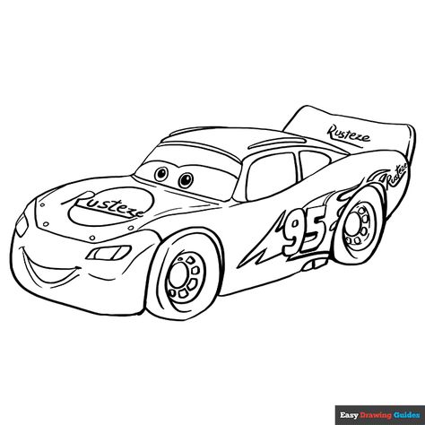 Free printable lightning mcqueen coloring page Lighting Mcqueen Coloring Page, Cars Disney Coloring Pages, Lightning Mcqueen Coloring Pages Free Printable, Cars Lightning Mcqueen Drawing, Lightning Mcqueen Outline, Lightning Mcqueen Sketch, Cool Car Coloring Pages, Lightning Mcqueen Coloring Pages, Race Car Coloring Pages Free Printable