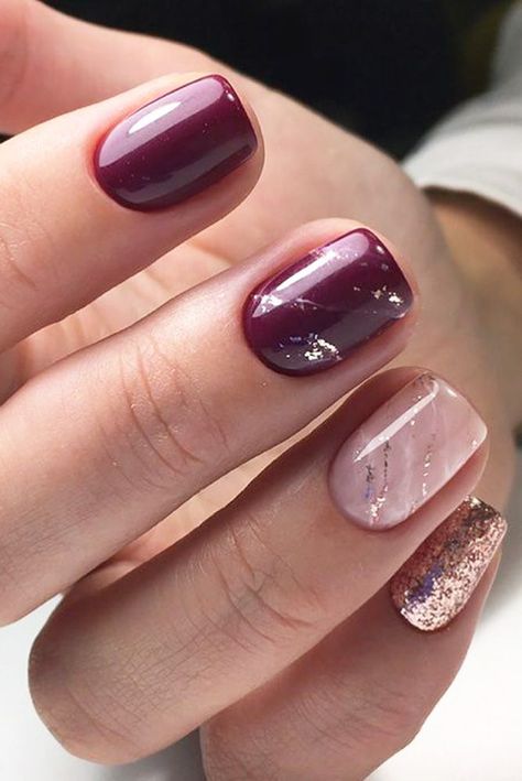 Pinterest Nail Ideas, Maroon Nails, Fall Nail Art Designs, Pinterest Nails, Her Nails, Burgundy Nails, Super Nails, Nail Art Wedding, Bridal Nails