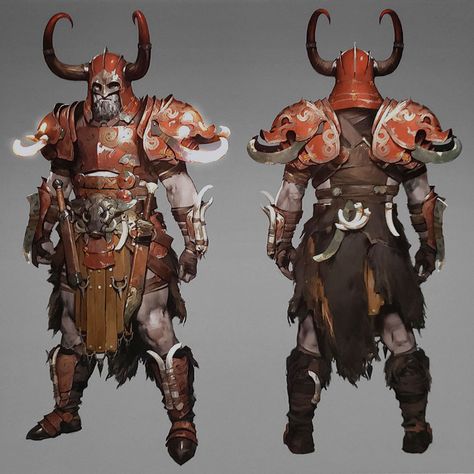 Diablo Character Design, Barbarian Diablo, Diablo 4 Barbarian, Diablo Barbarian, Diablo 4 Art, Diablo 4 Concept Art, Diablo Concept Art, Diablo Art, Barbarian Art