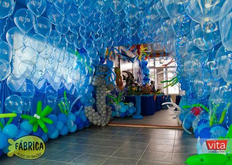 Ocean Vbs, Decor Marin, Underwater Theme, Vbs Themes, Ocean Party, Sea Birthday Party, Mermaid Parties, Sea Decor, Under The Sea Theme