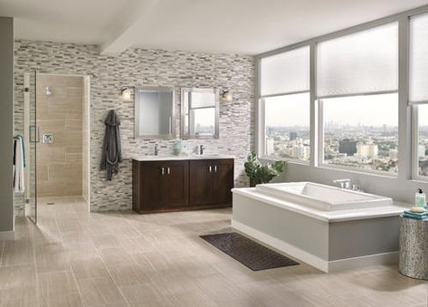 What is a Roman Tub and What is it Good For? Bathroom Exhaust, Bathroom Floor Plans, Bathroom Exhaust Fan, Roman Tub Faucets, Roman Tub, Small Bath, Horizontal Lines, Tub Faucet, Shower Faucet