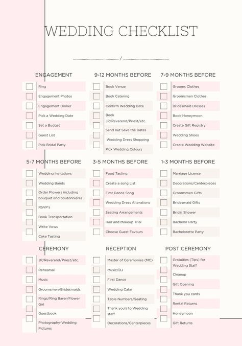 Wedding Planning Checklist Wedding Planning Timeline Printable, Engagement Photo Book, Planner Worksheets, Wedding Planning Checklist Printable, Free Wedding Planner Printables, Free Wedding Planner, Wedding Planner Binder, Engagement Dinner, Wedding Dress Alterations