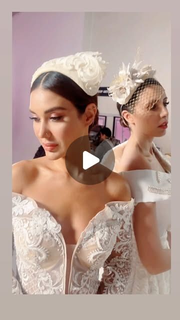 ‎Atty Laleh-لاله‎ on Instagram: "Glamorous headpieces make for an elaborate, bridal style. 
The headpieces Are all british style .All techniques are  according to the bridal trend  in England .Materials are all natural fiber made out of straw ,silk and satin or silk embroidery, since  the headwear’s are extremely lightweight  on the head ,It’s convenient to wear all day on your wedding day.This collection is collaborated with A lovely Bespoke fashion designer (zima maison ) based in Romania and Persia.#bridal style#headpiece #bridal headwear#couture designer#nbfw #miamibridalexpo #londonbridalweek #labfw 
Bridal headwear @millatty_maison 
Bridal gown @zimamaison" Bridal Expo, Bridal Headwear, Headpiece Bridal, Bespoke Fashion, Couture Designers, Silk Embroidery, British Style, Bridal Gown, On Your Wedding Day