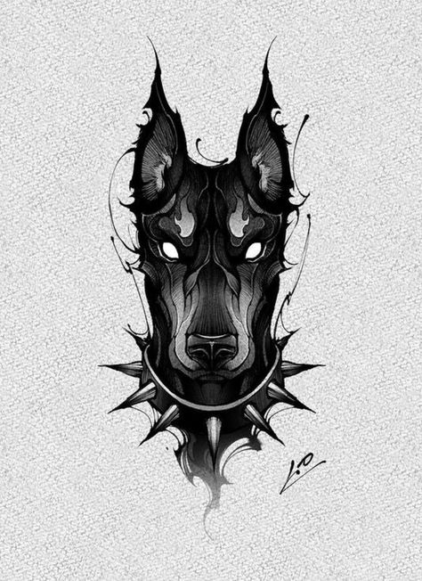 Black tattoo | Tattoo ideas | Tattoo designs for men | Tattoo designs for women | Dotwork Doberman Tattoo, Pitbull Tattoo, Tier Tattoo, Tattoo Symbols, Sick Tattoo, 동화 삽화, Men Tattoo, Tattoo Style Drawings, Cool Small Tattoos