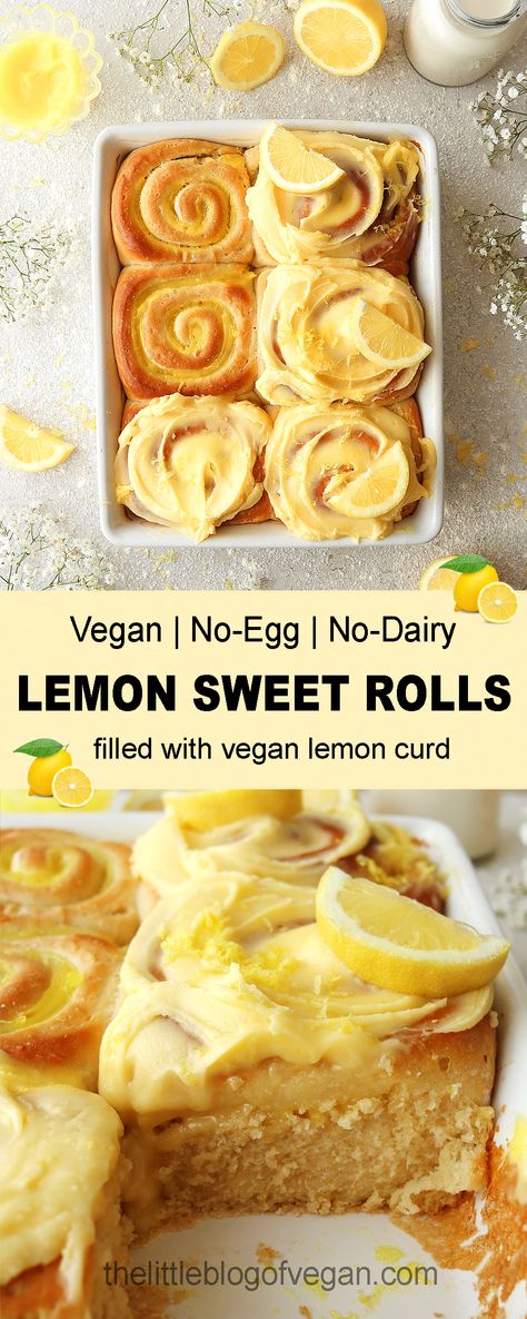 Loving It Vegan, Lemon Cookies Vegan, Vegan Lemon Bars Recipe, Vegan Pan Dulce, Vegan Lemon Muffins, Easy Vegan Pastries, Vegan Lemon Brownies, Vegan Roll Cake, Sweet Vegan Breakfast