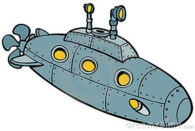 Submarine Stock Illustrations, Vectors, & Clipart – (1,935 Stock ... Submarine Drawing, Submarine Craft, Submerged Vbs, Vbs Themes, Bible Crafts For Kids, Free Clipart Images, Church Activities, Lou Lou, Bible Crafts