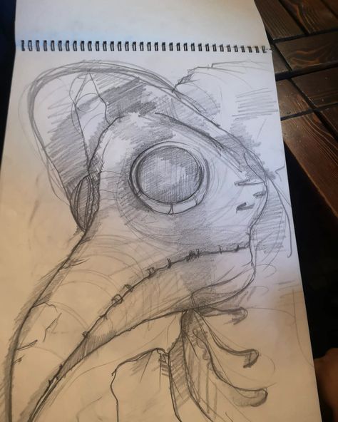 Sketch, traditional art, plague doctor The Plague Doctor Drawing, How To Draw A Plague Doctor, Plaque Doctor Drawing, Plauge Doctor Mask Drawing Reference, Plague Doctor Drawing Reference, Plage Doctor Art, Plague Doctor Drawings, Plague Doctor Painting, Pleg Doctor Drawing