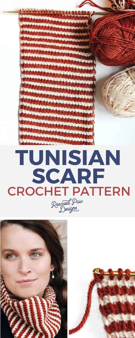 Tunisian Crochet Cowl, Tunisian Scarf, Crochet Scarf Tutorial, Shawl Scarf Pattern, Learn Crochet, Hook Crochet, Crochet Tunisian, Tunisian Crochet Pattern, Crochet Scarfs